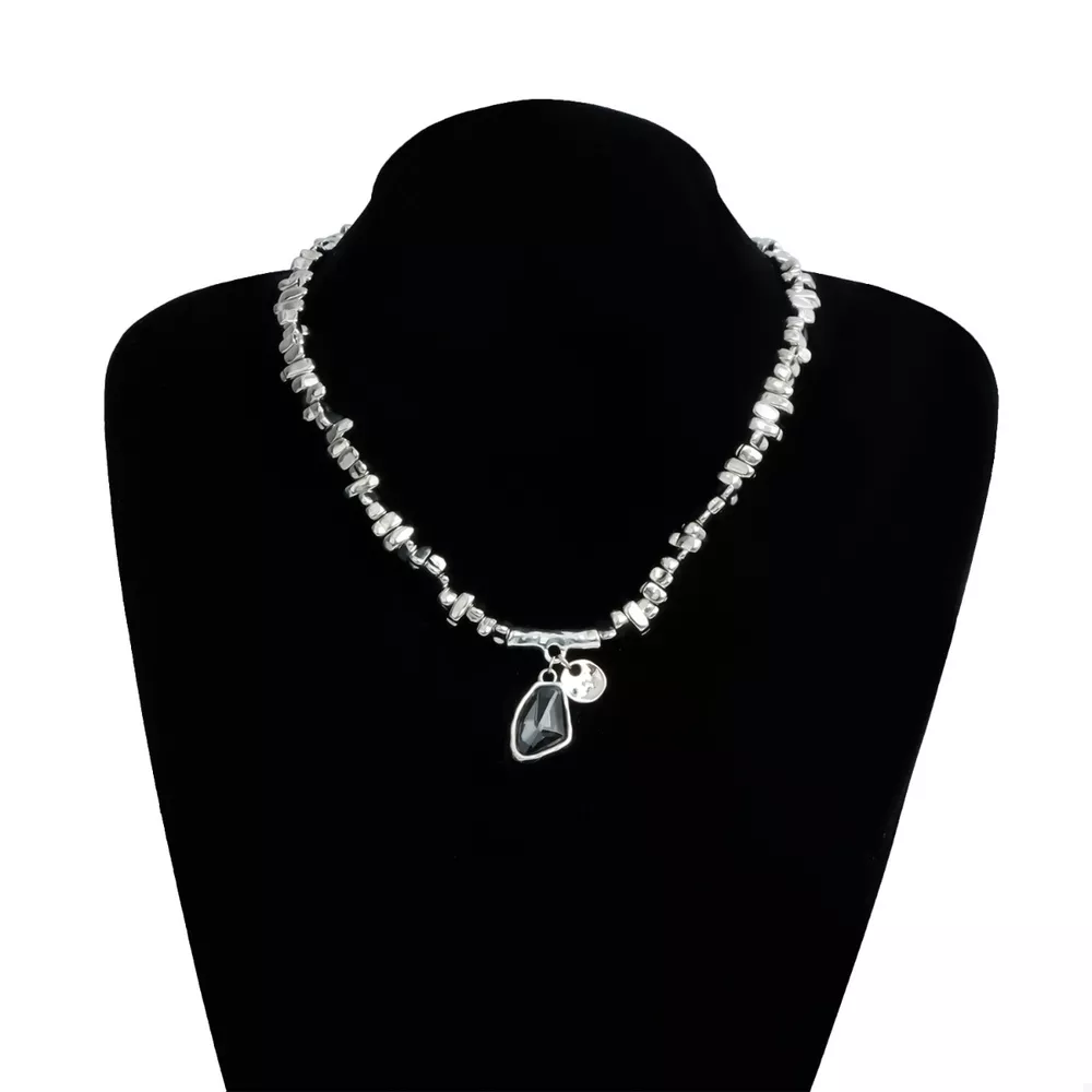 Silver-Plated Minimalist Pendant Necklace, image 5