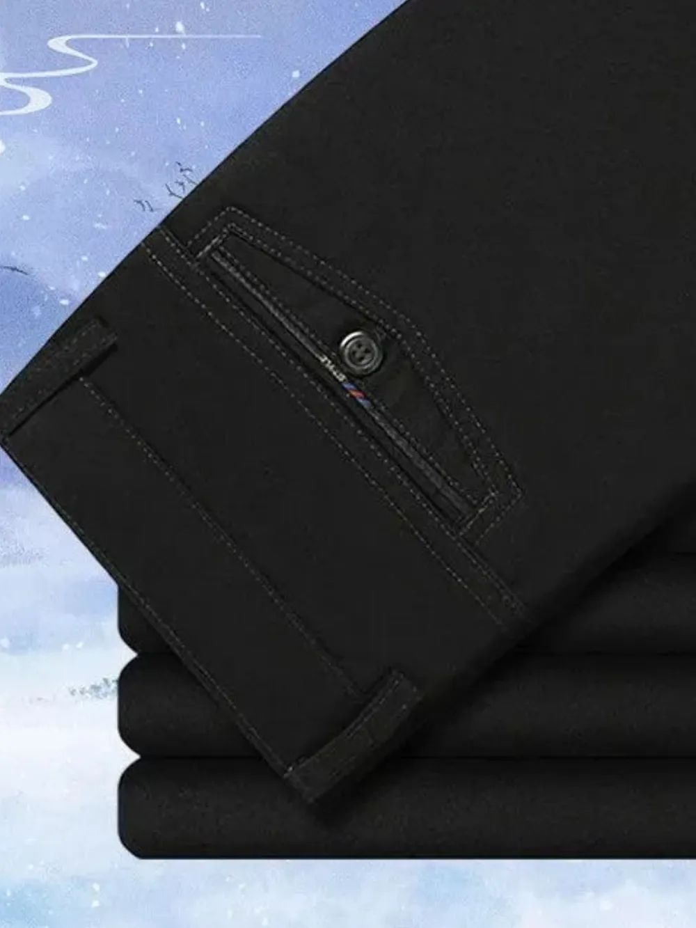 Men's Basic style Pocketed Pants