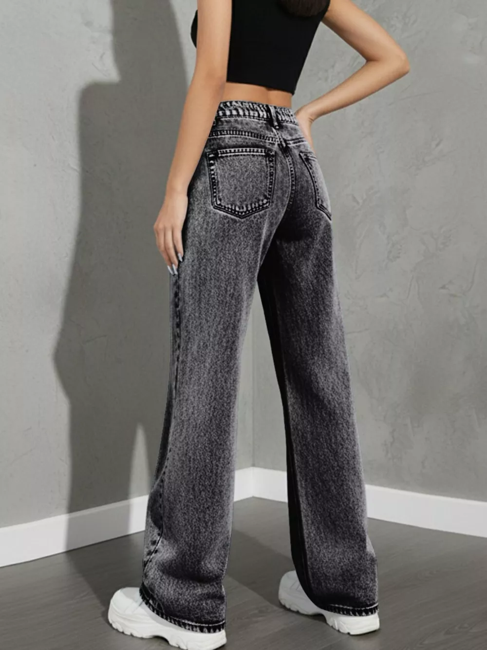 High Waist Wide Leg Jeans, image 20