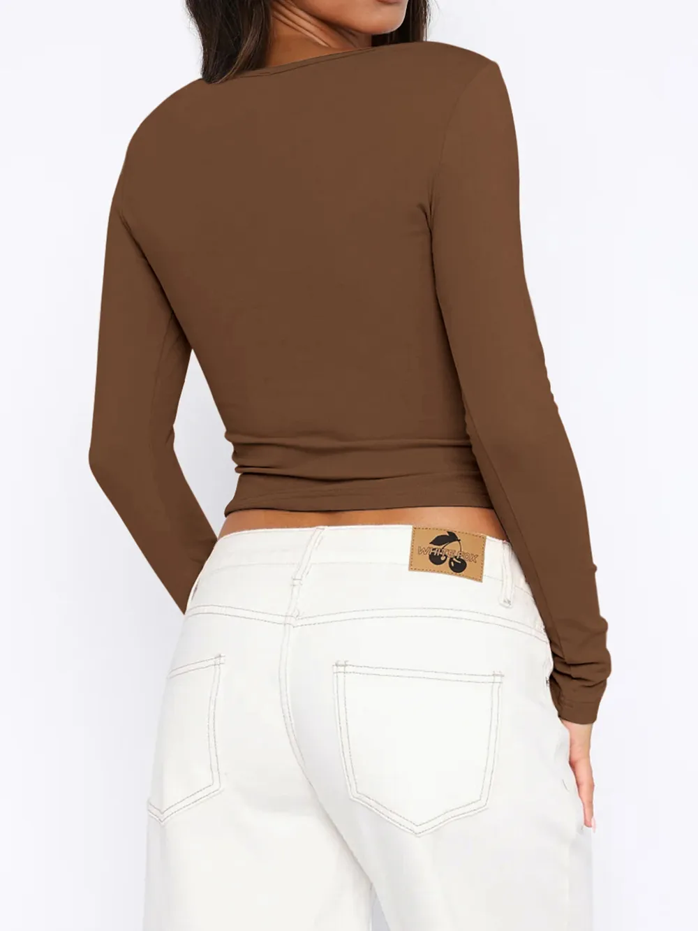 Button Down Long Sleeve Top, image 7