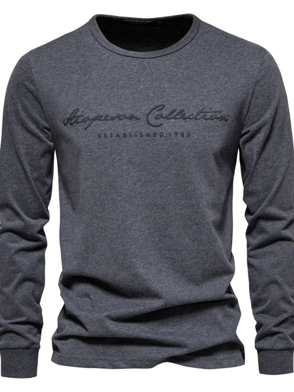 Men's Round Neck Letter Graphic T-Shirt, image 3