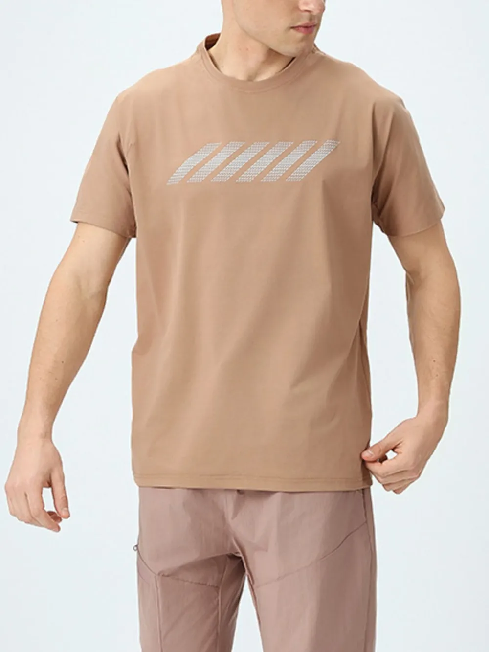 Men's Plus Size Round Neck Short Sleeve Active T-Shirt, image 6