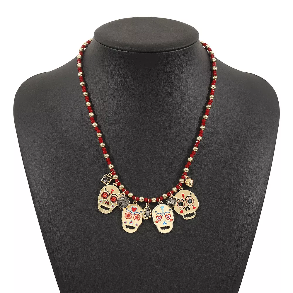 18K Gold-Plated Halloween Charm Necklace, image 10