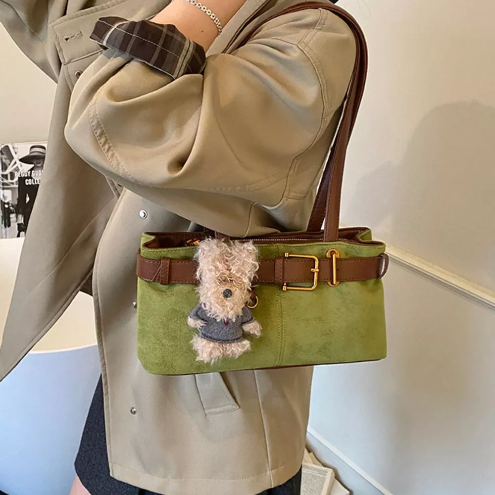 Buckle Decor Shoulder Bag, image 2