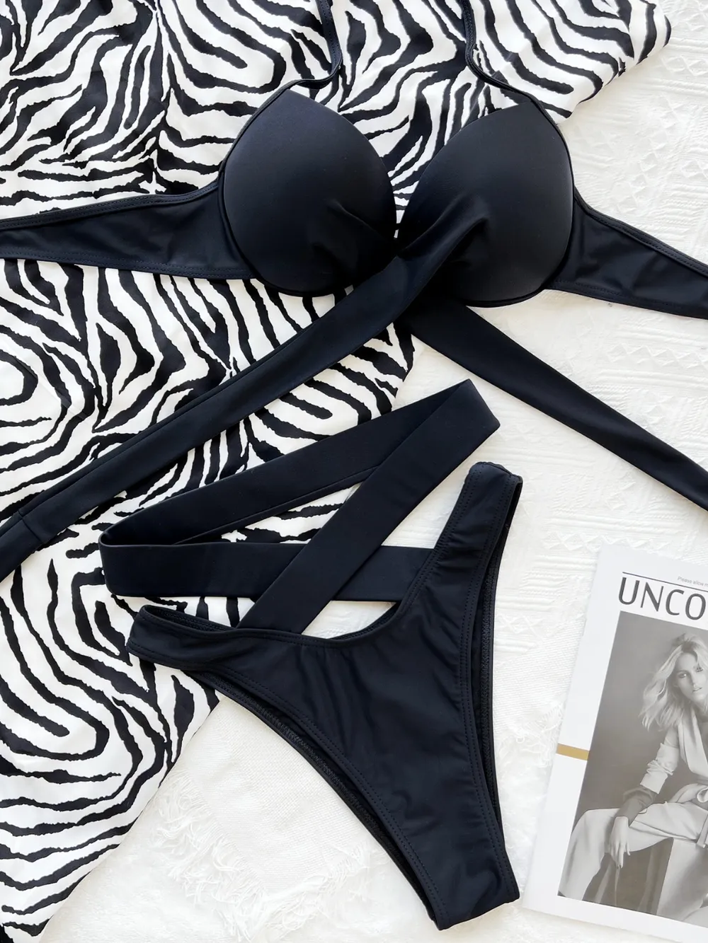Crisscross Halter Neck Bikini Set, image 9