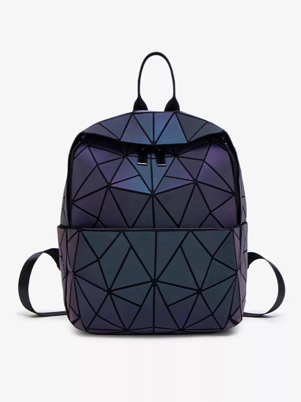 Geometric Adjustable Straps Backpack Bag, image 6