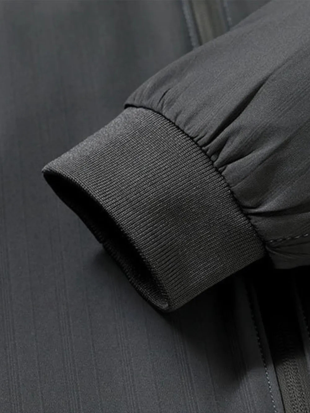 Men's Plus Size Zip Up Long Sleeve Jacket, image 6
