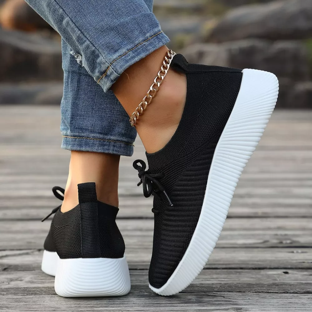 Round Toe Lace Up Sneakers, image 9