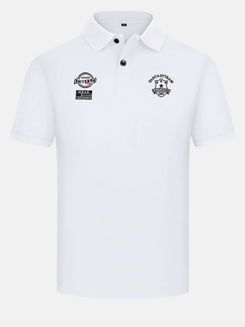 Men's Collared Neck Short Sleeve Polo, image 5