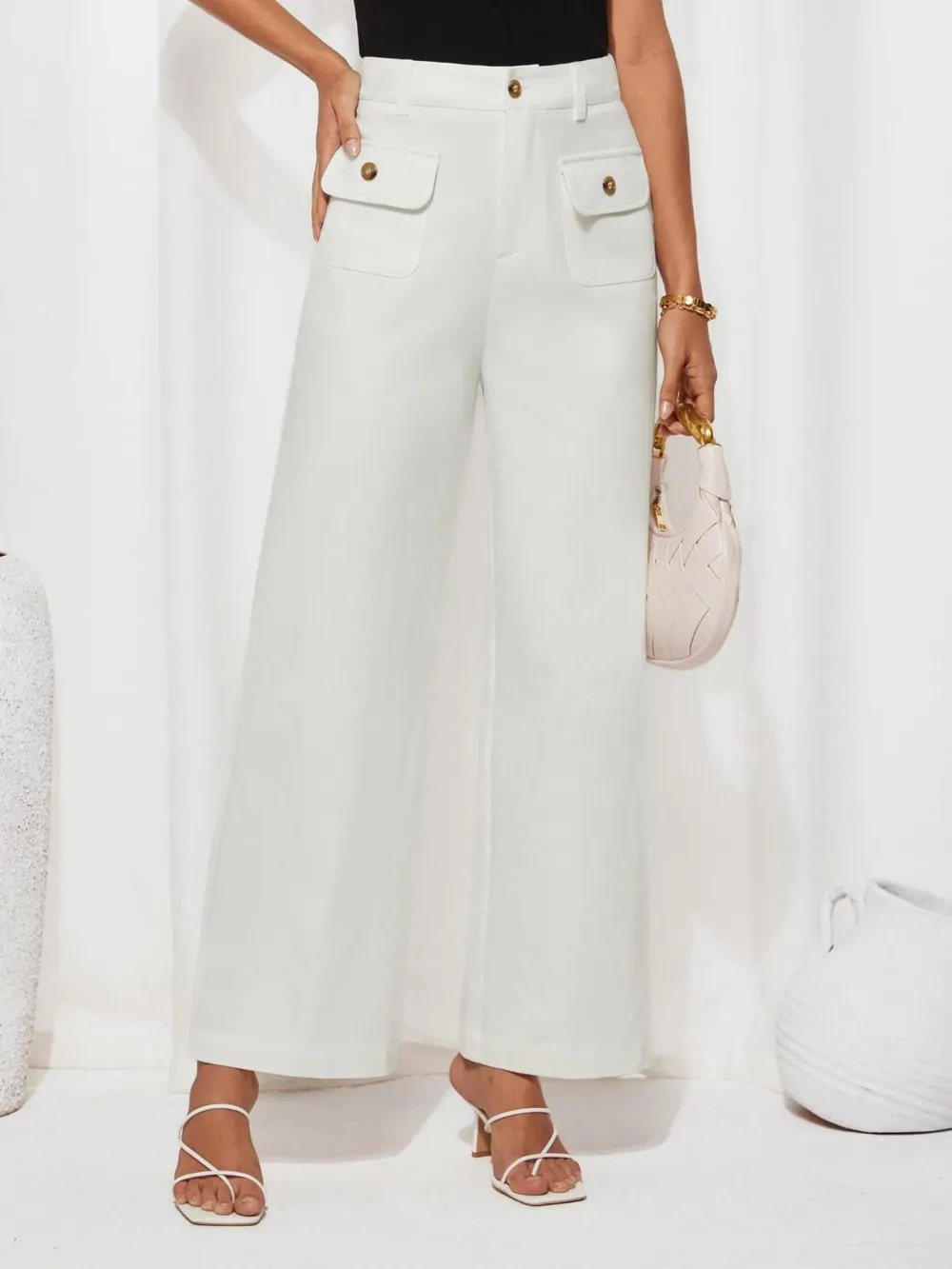 High Waist Wide Leg Pants, image 22