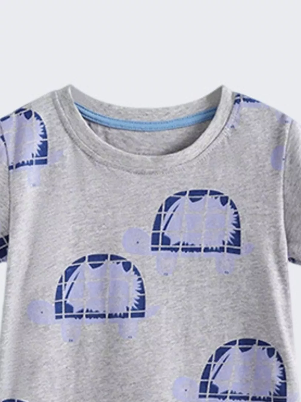 Children's Turtle Print Tee and Shorts Set, image 4