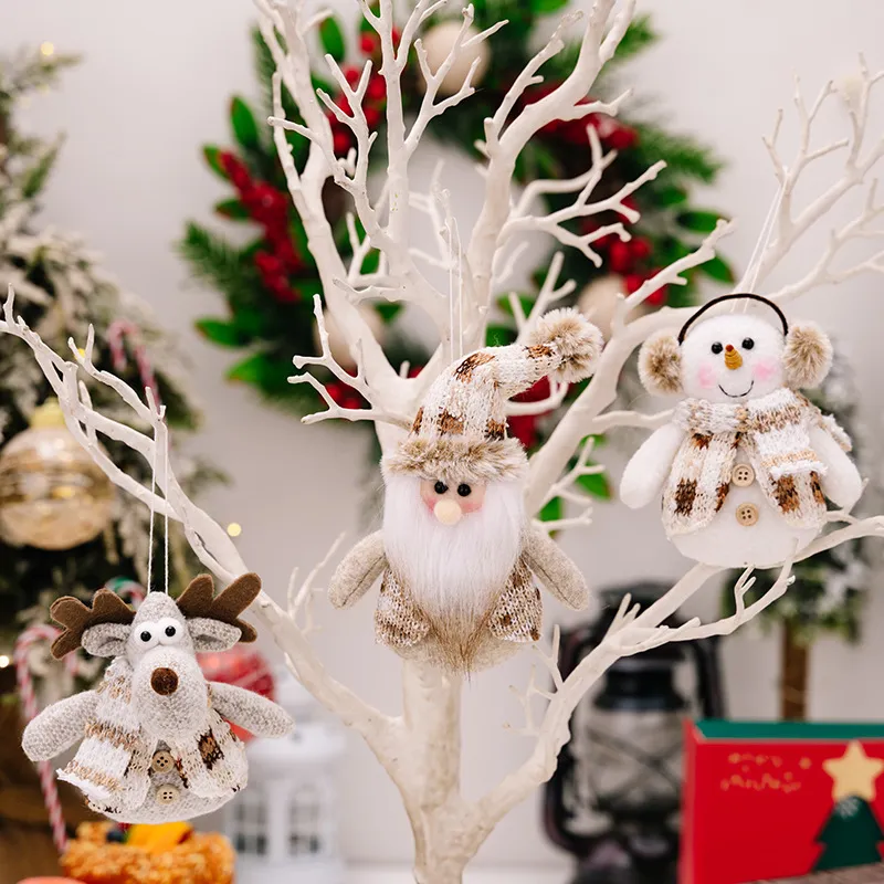 Santa Snowman Reindeer Hanging Ornament, image 2