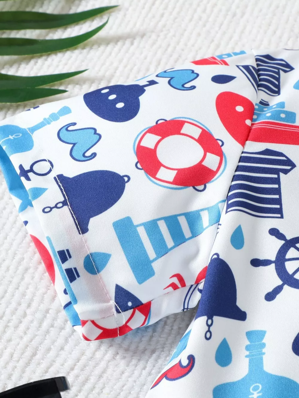 Children's Printed Shirt & Shorts Casual Set, image 10