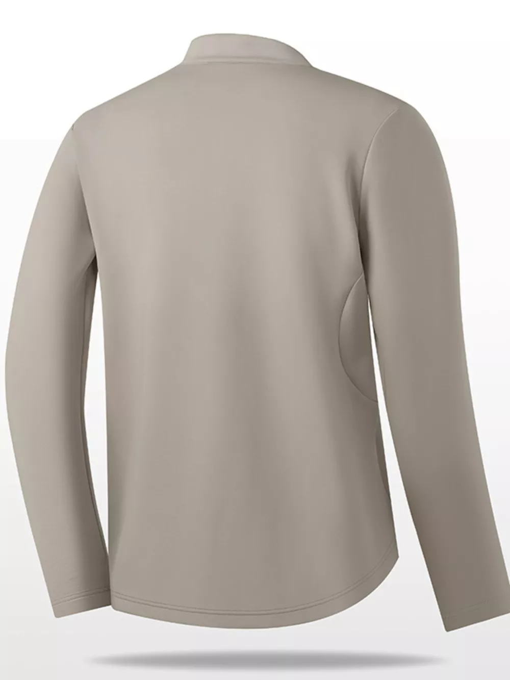 Men's Plus Size Quarter-Zip Long Sleeve Sweatshirt, image 8