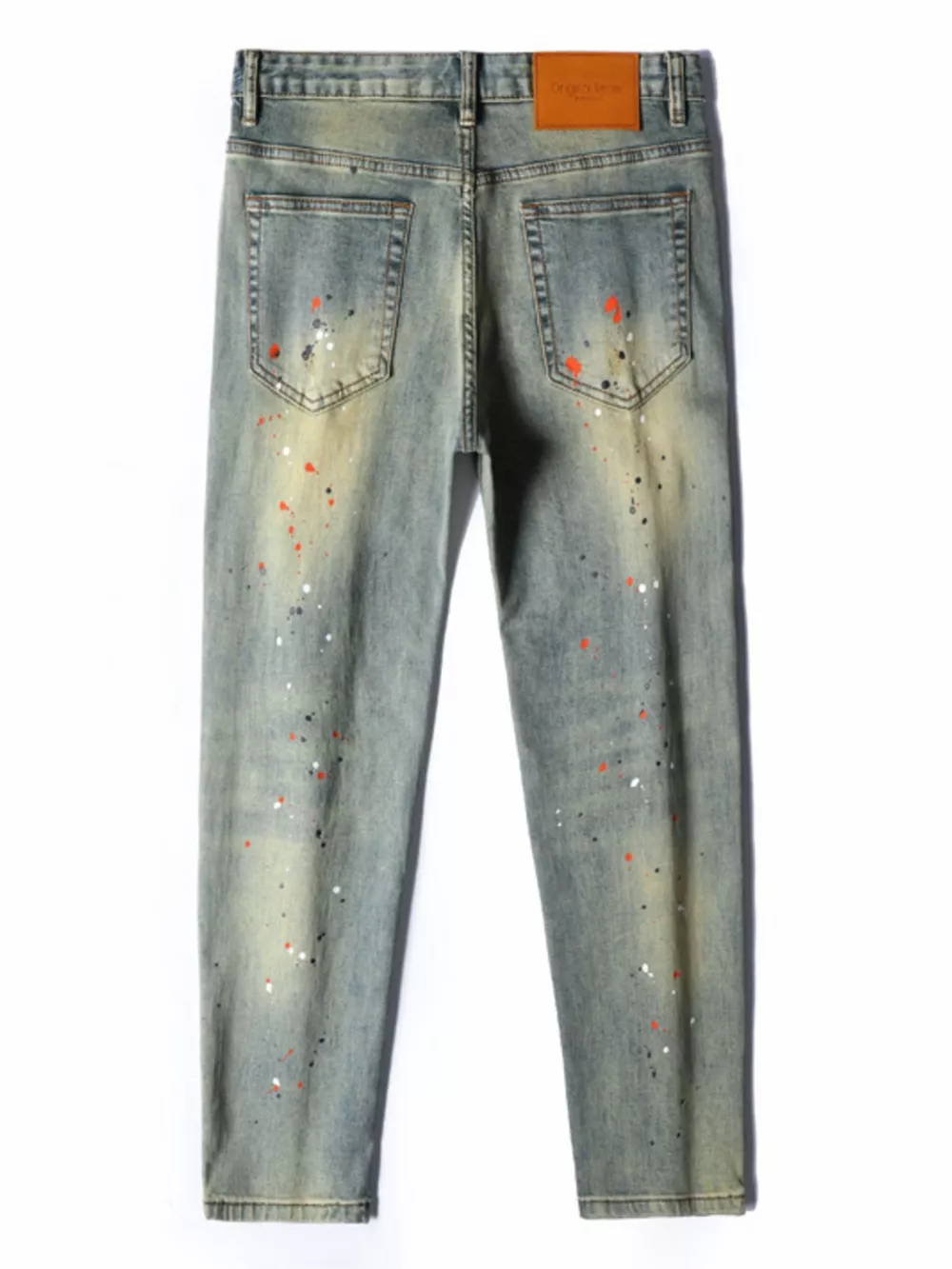 Men's Distressed Slim Fit Jeans, image 7