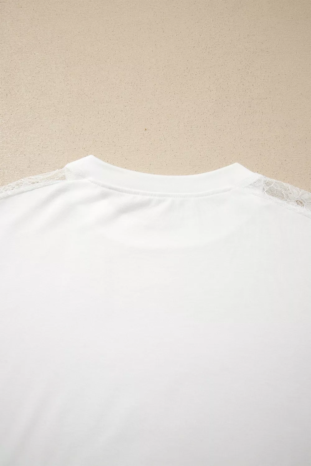 Lace Patchwork Round Neck Long Sleeve Top, image 11