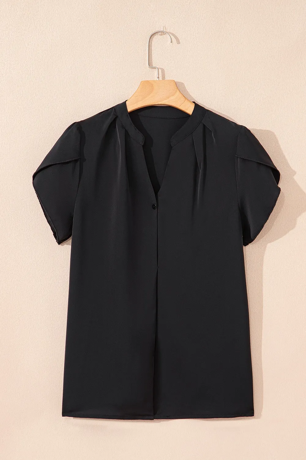 Short Sleeve Notched Blouse, image 18