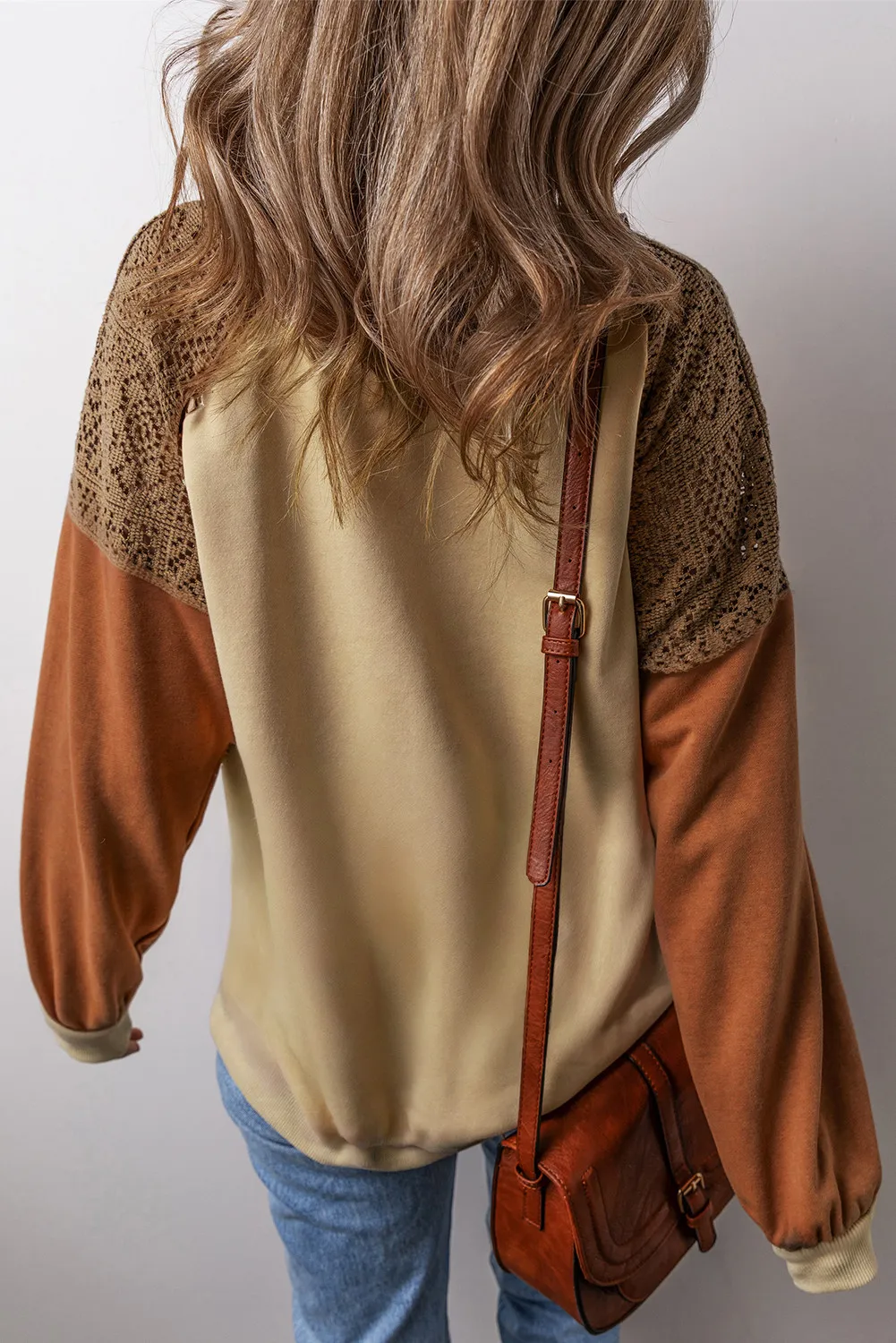 Color Block Long Sleeve Sweatshirt, image 2