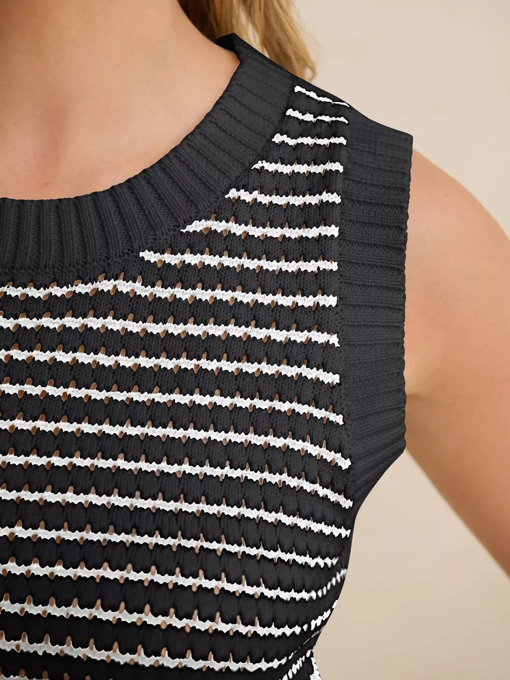 Striped Knit Sweater Vest, image 21