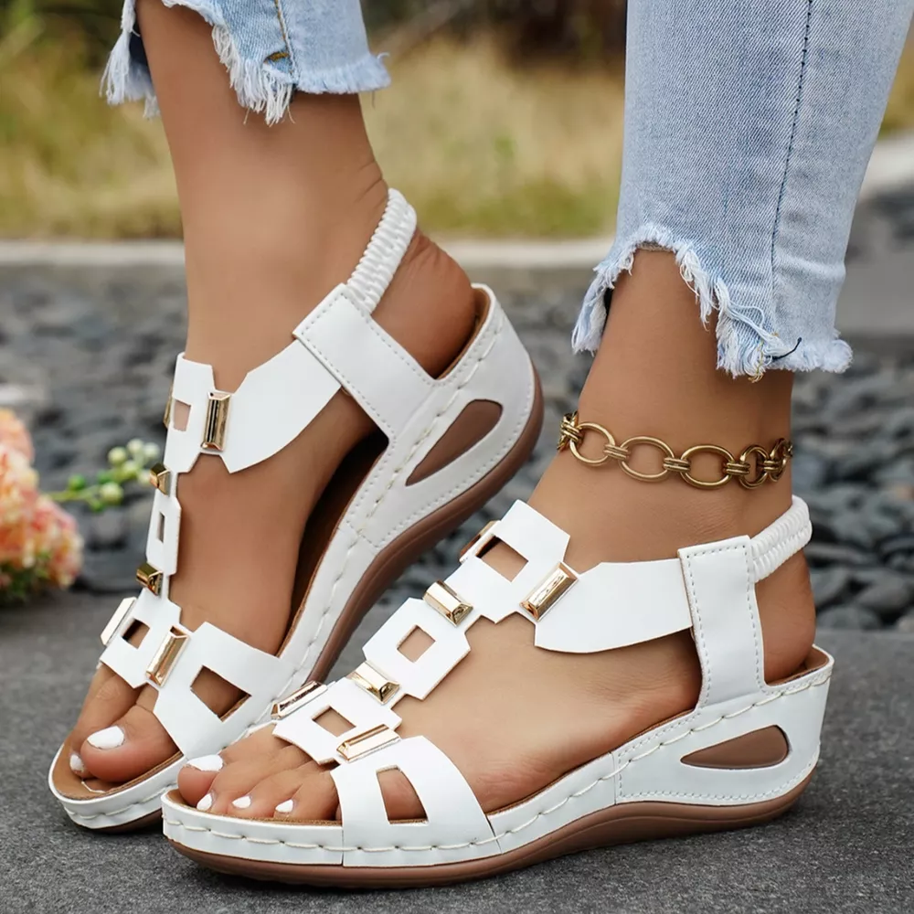 Open Toe Wedge Sandals, image 11