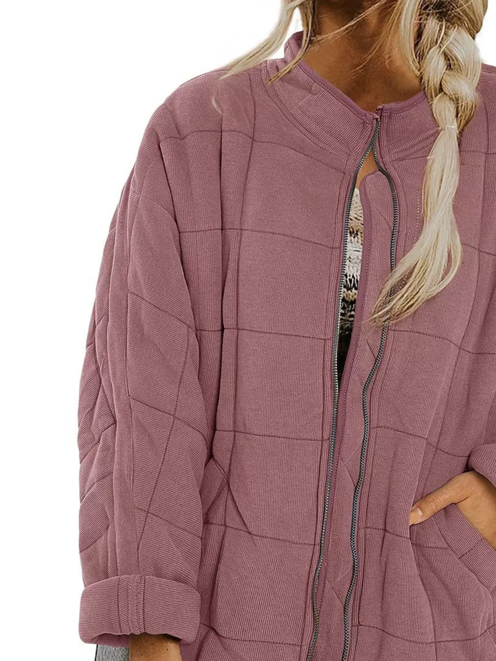 Quilted Zip Up Outerwear, image 32