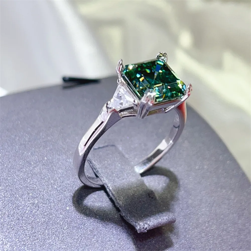 3 Carat Moissanite 925 Sterling Silver Ring, image 3