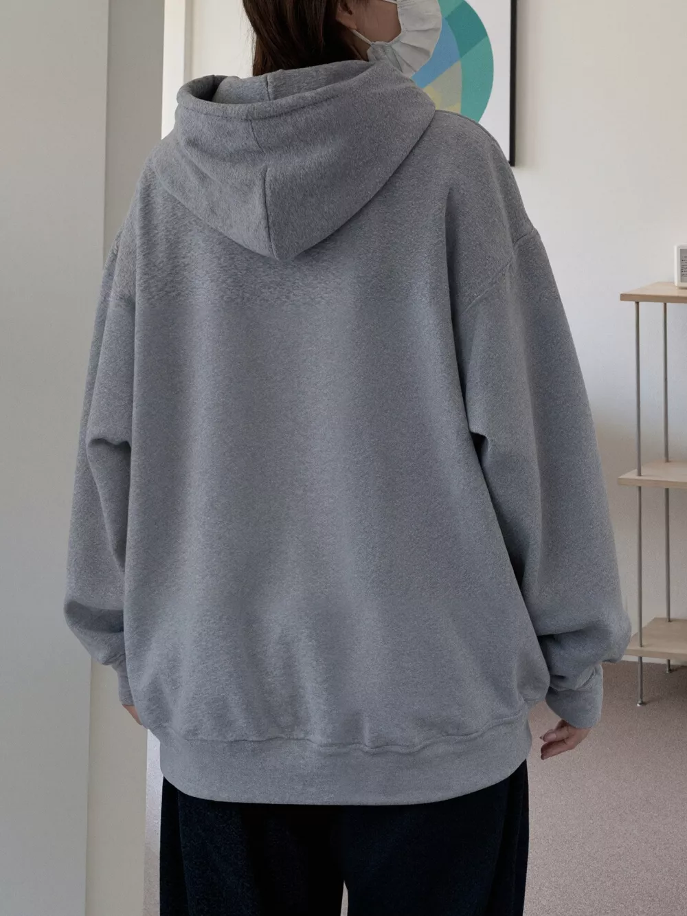 Kangaroo Pocket Drawstring Hoodie, image 5