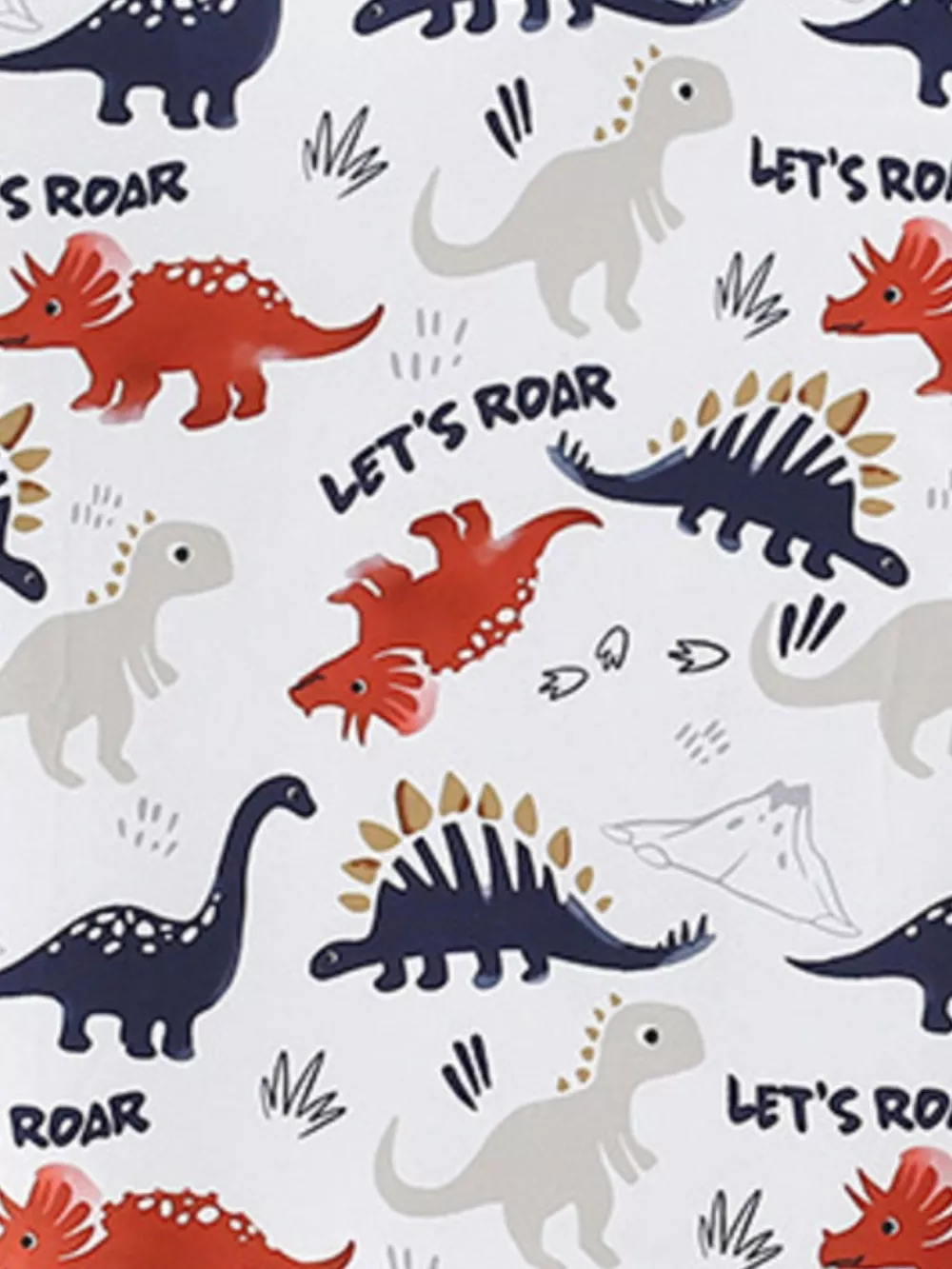 Children's Dinosaur Print Tee and Shorts Set, image 3