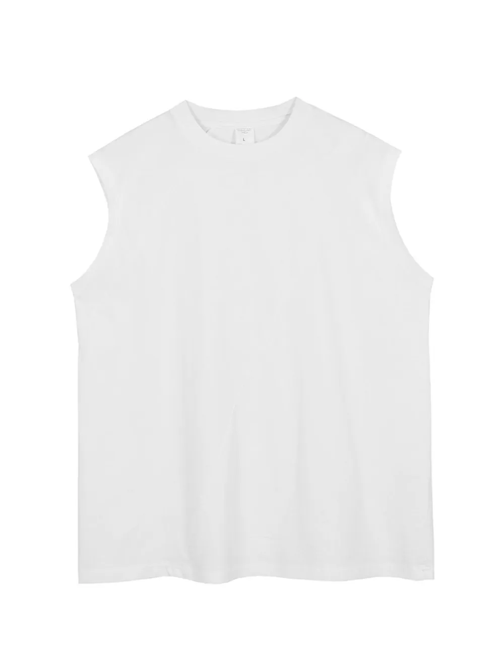 Men's Solid Color Round Neck Tank, image 5