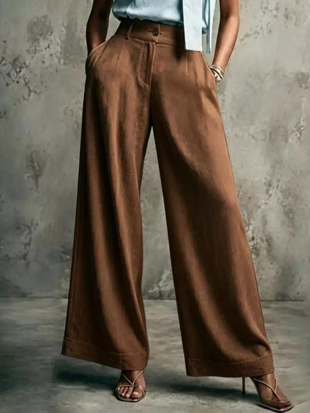 High-Waisted Wide-Leg Pants, image 13