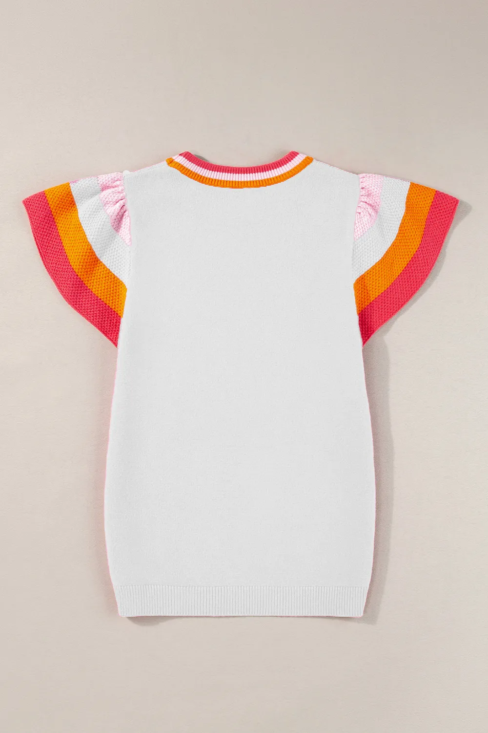 Color Block Round Neck Knit Top, image 13