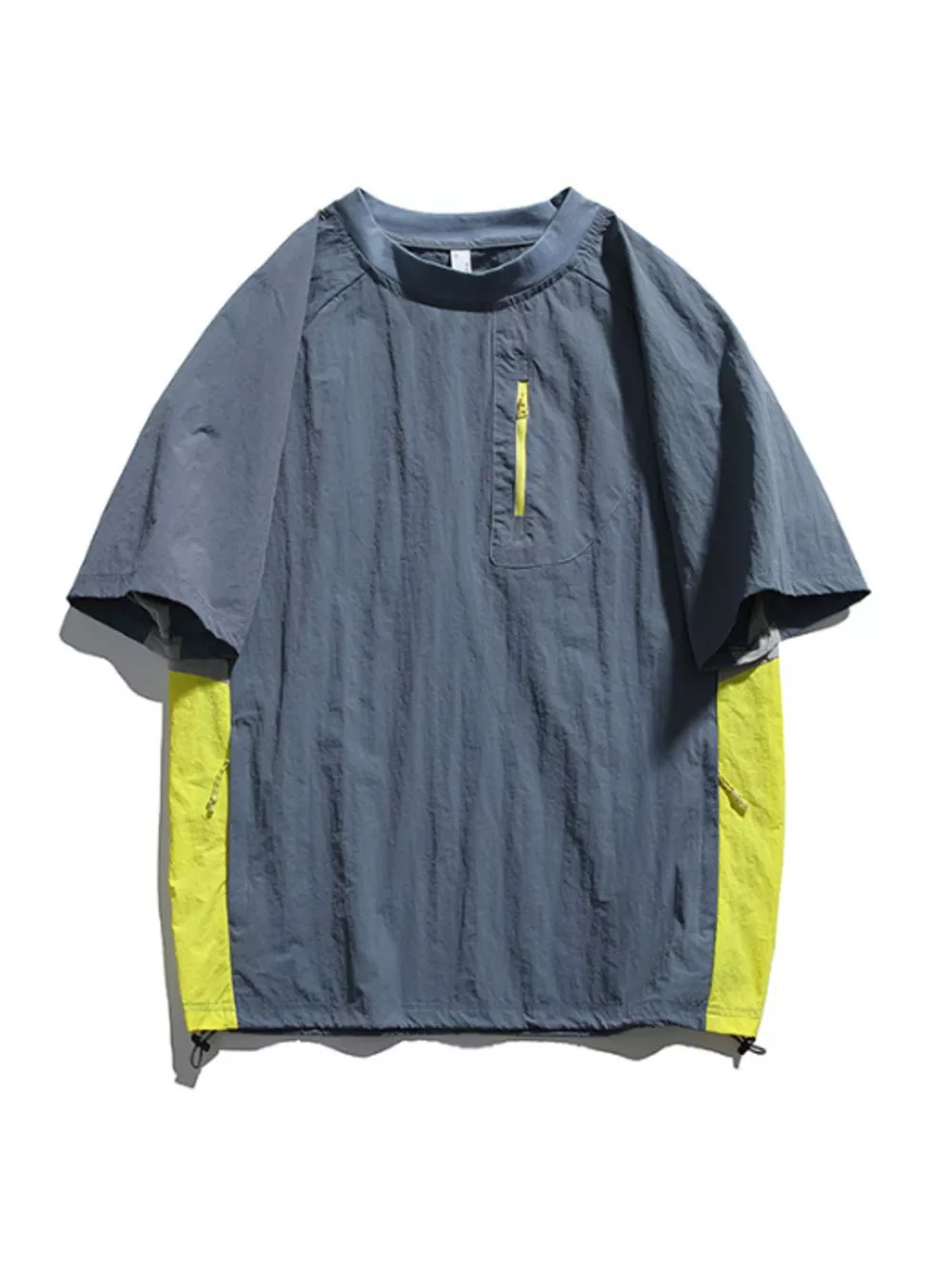 Men's Contrast Round Neck Short Sleeve T-Shirt, image 8