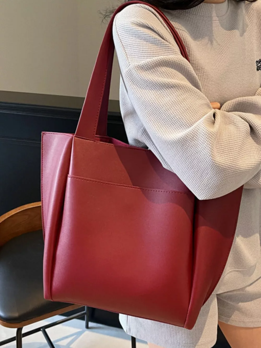 PU Leather Shoulder Bag, image 12
