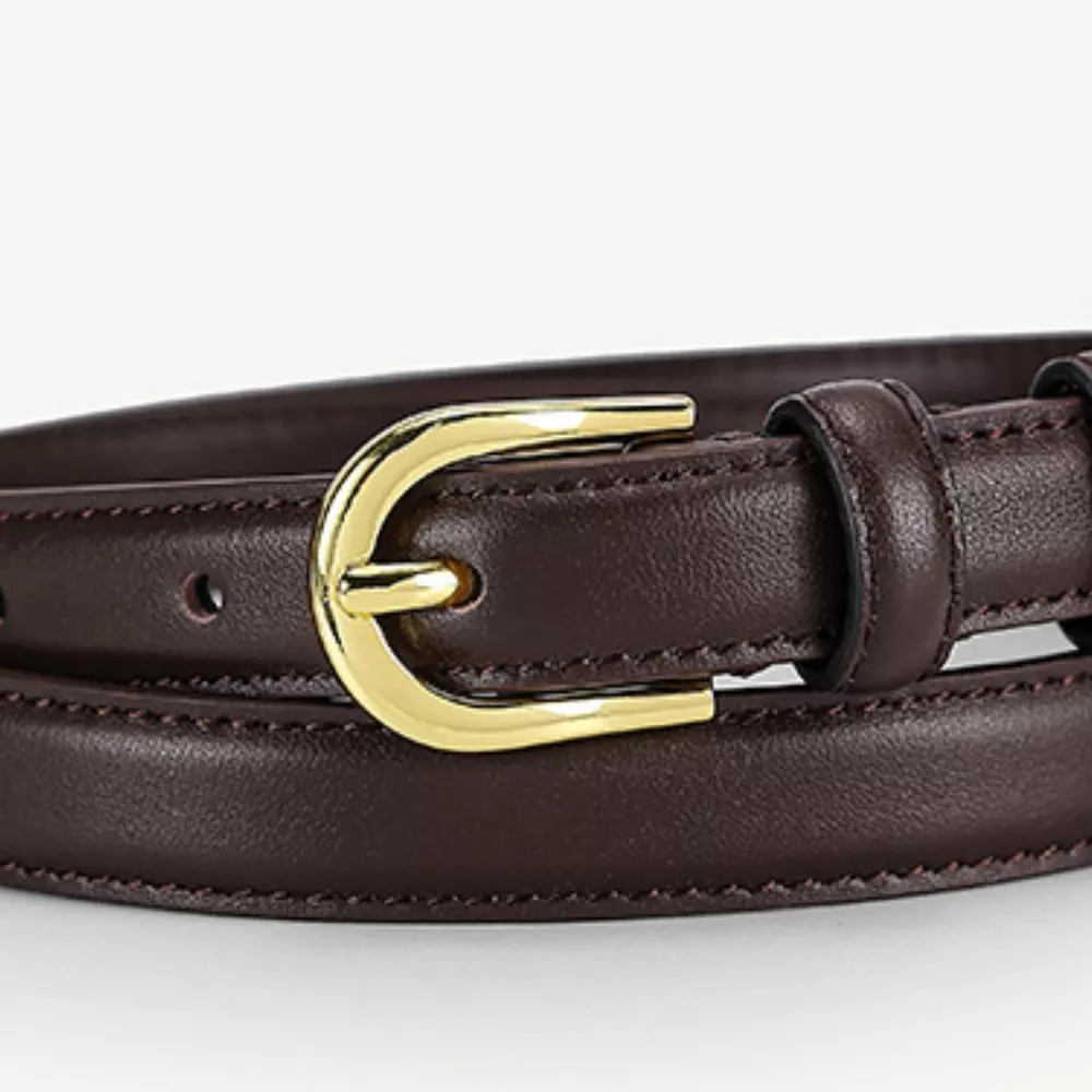 Adjustable Golden Buckle Belt, image 3