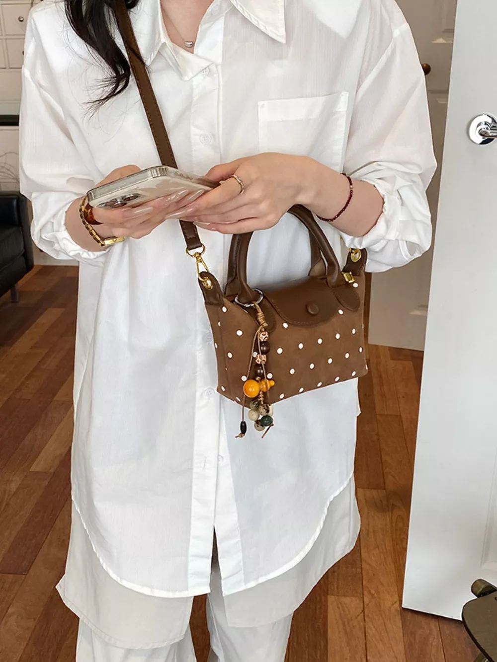 Polka Dot Crossbody Bag, image 9