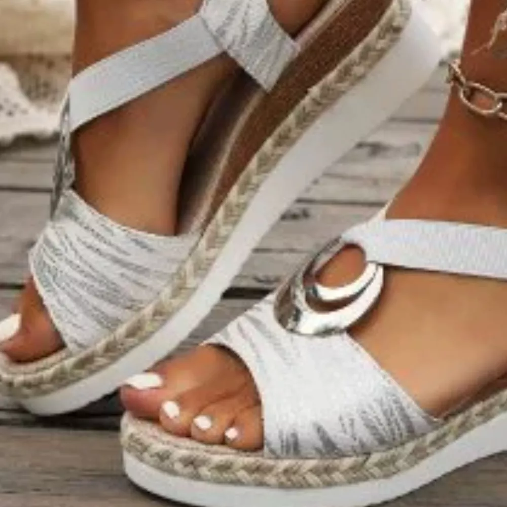 Open Toe Wedge Sandals, image 8