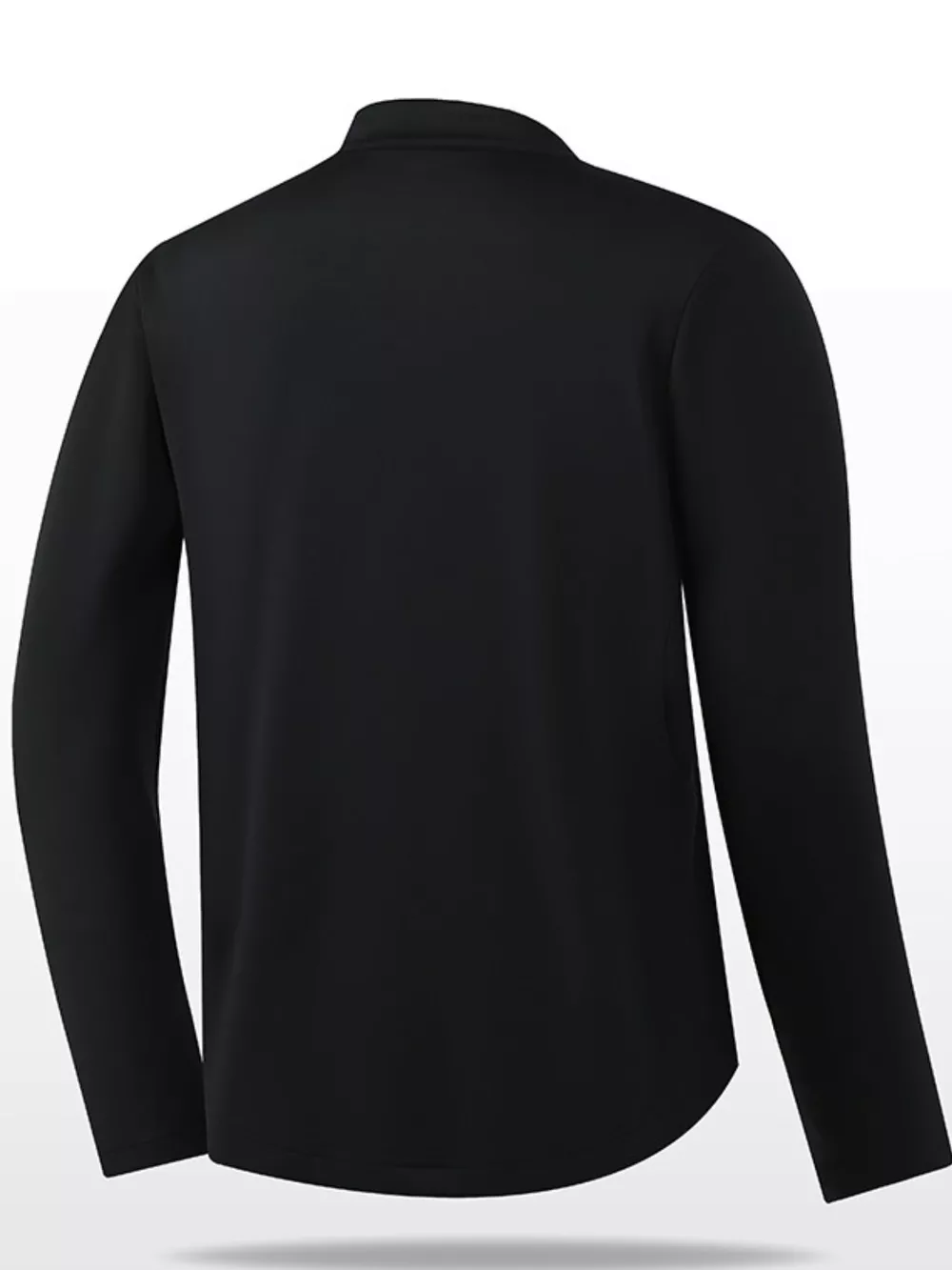 Men's Plus Size Long Sleeve Quarter T-Shirt, image 7