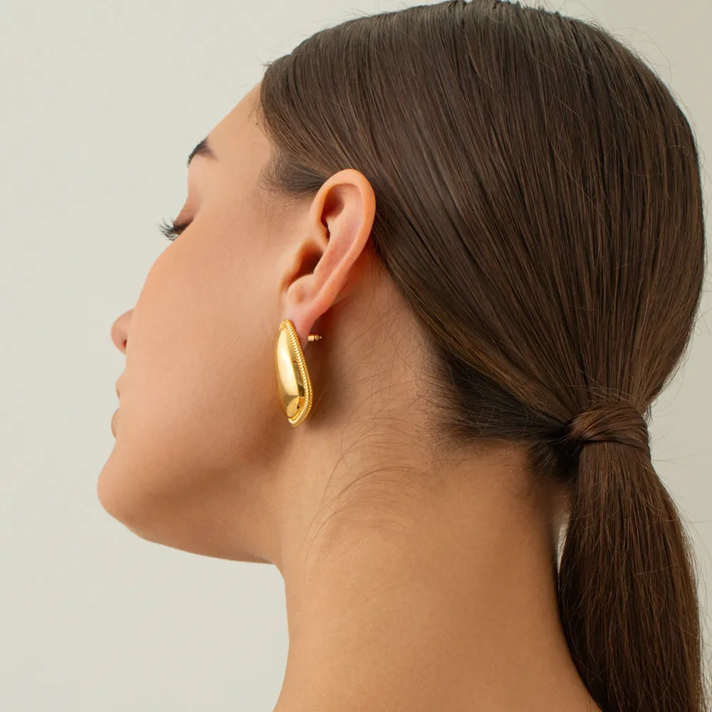 Stainless Steel Stud Earrings, image 3