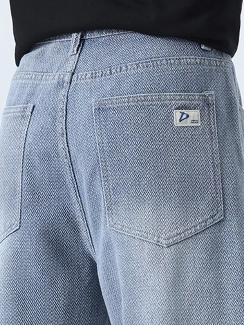 Men's Relaxed Fit Straight Leg Jeans, image 9