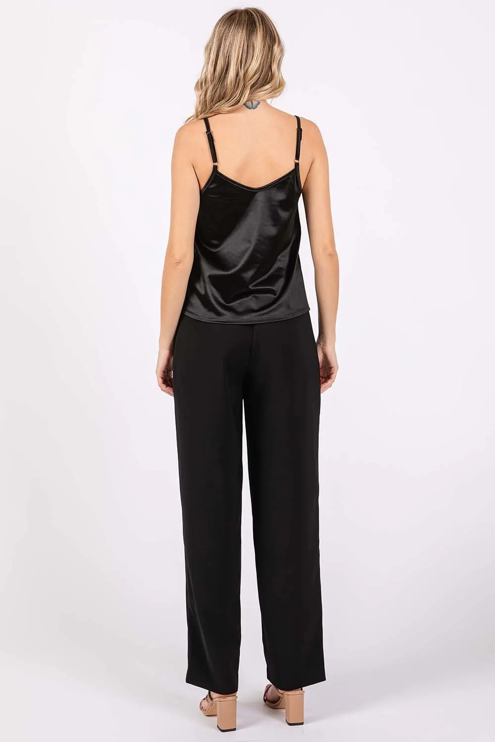 High-Waisted Pleated Pants, image 5