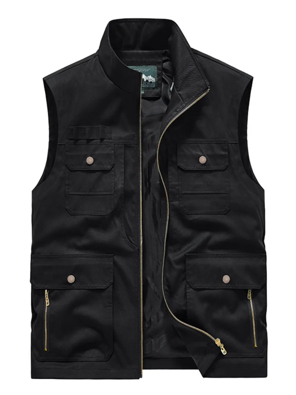 Men's Plus Size Zip Up Vest, image 5