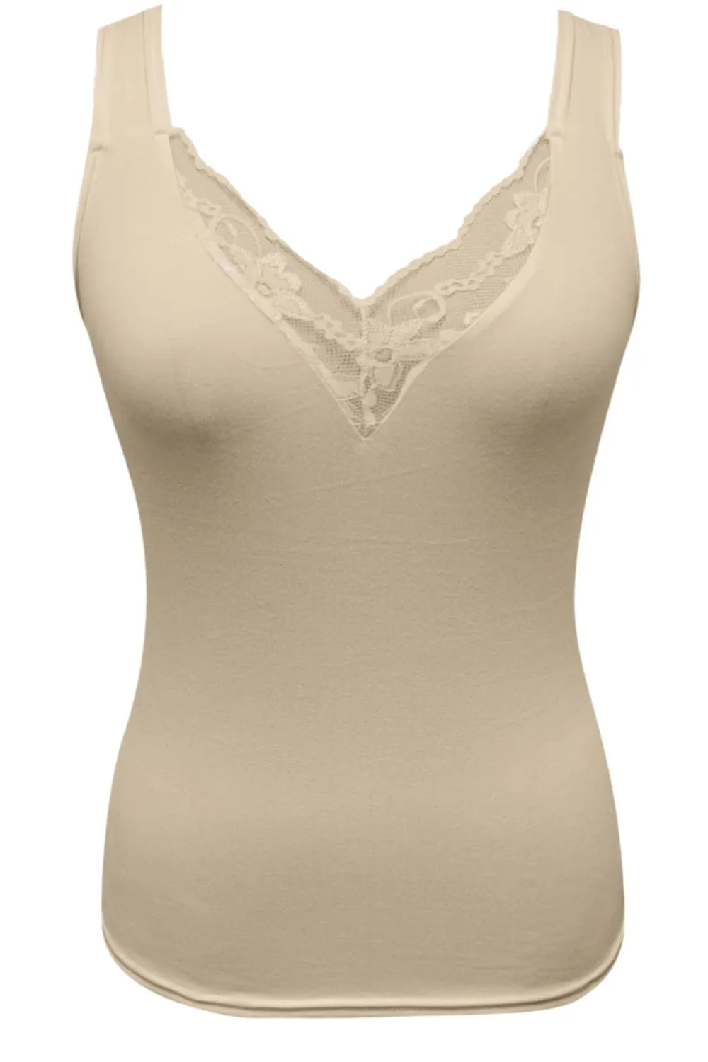 Full Size Lace Detail V-Neck Tank Plus Size, image 6