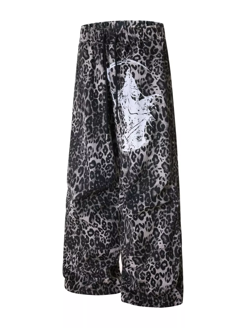 Men's Leopard Print Wide-Leg Pants, image 2