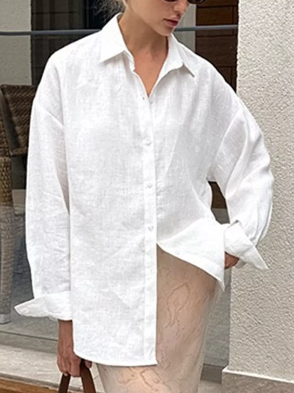 Button Up Long Sleeve Shirt, image 6
