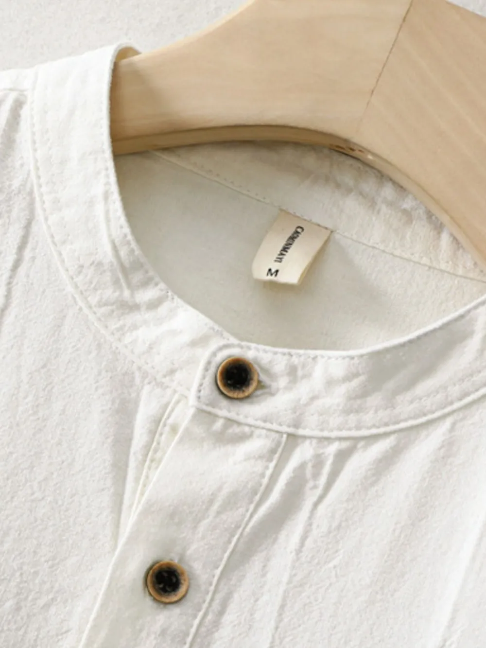 Men's Plus Size Button Front Long Sleeve Blouse, image 5