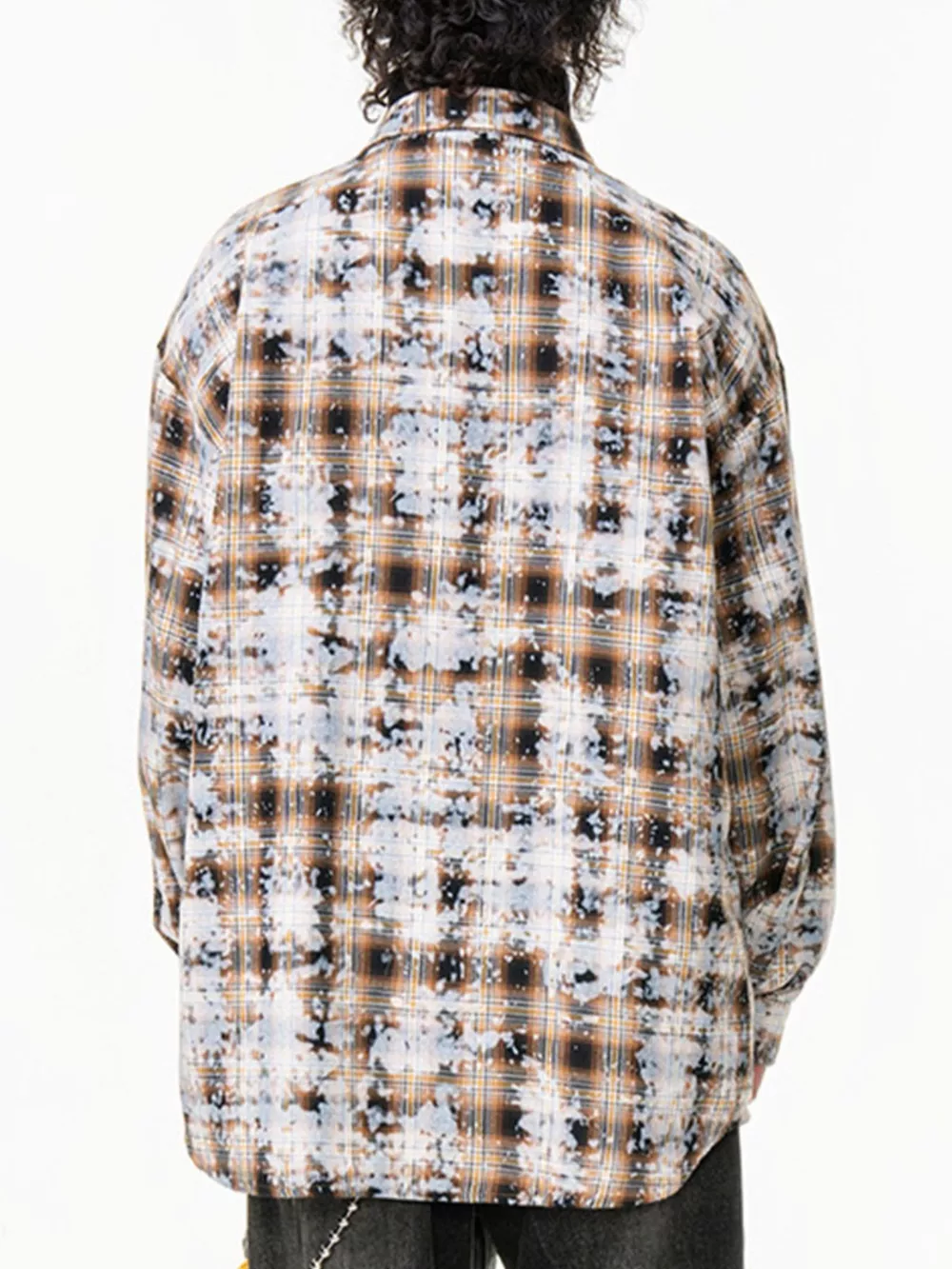 Men's Plus Size Plaid Button Up Long Sleeve Shirt, image 3