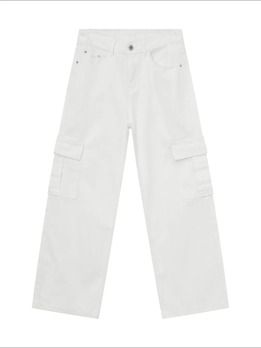 Wide Leg Cargo Jeans, image 12