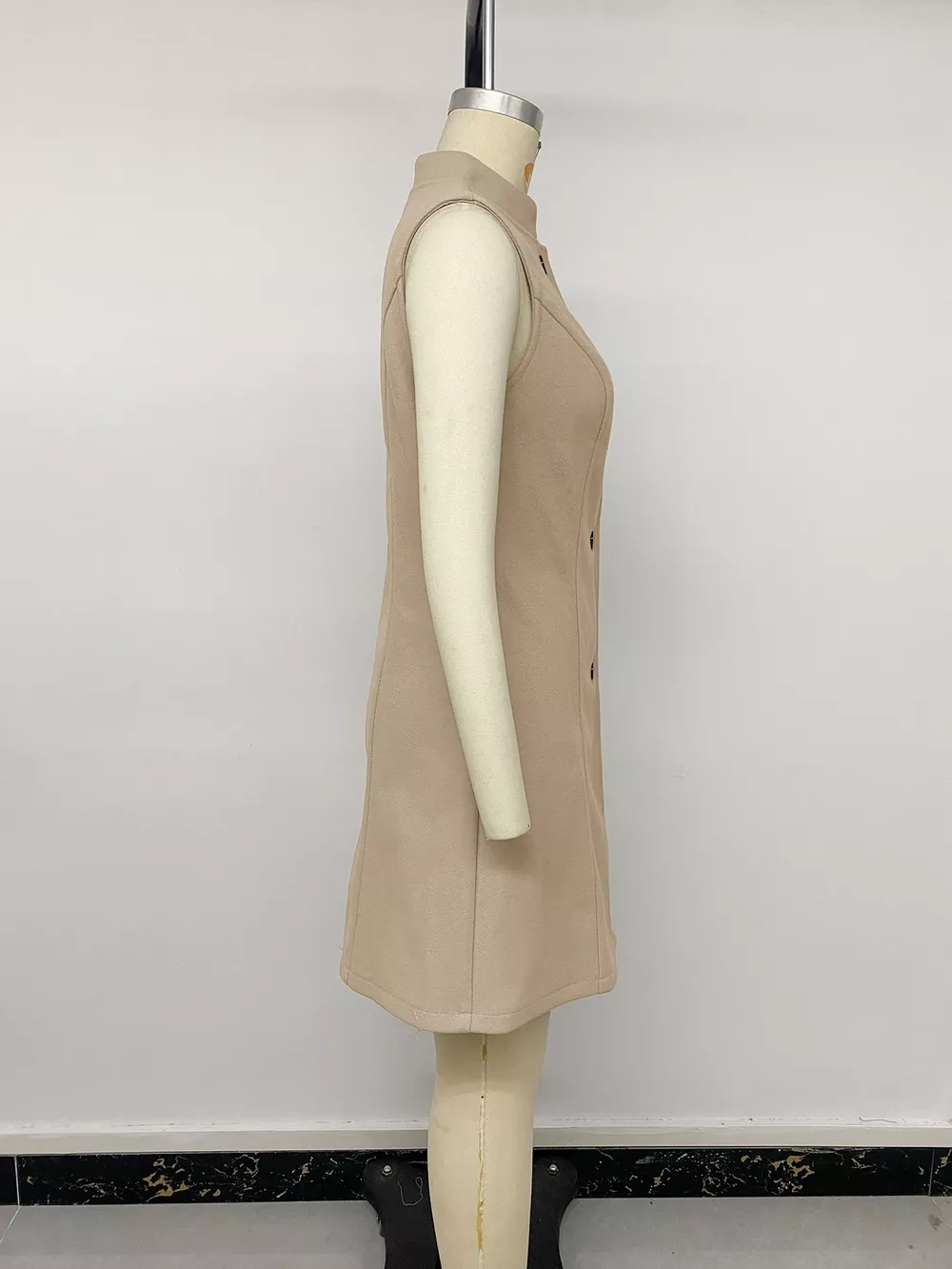 Elegant Button-Down Vest Coat, image 10