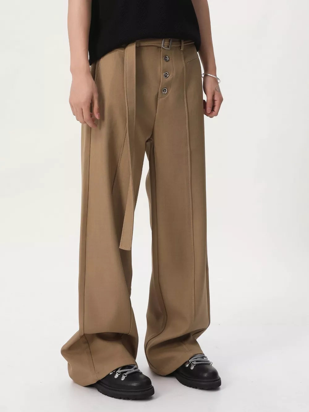 Men's High-Waisted Wide-Leg Pants, image 10