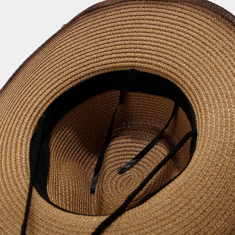 Bull Skull Straw Cowboy Hat, image 5